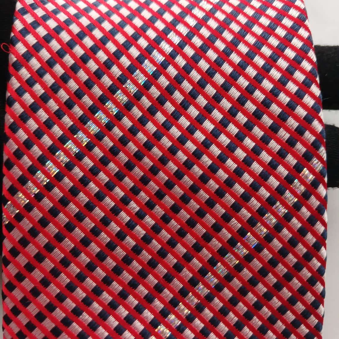 닥스 실크 레드 자카드 패턴 넥타이 8.2cm A+등급 A18783
 상품이미지6