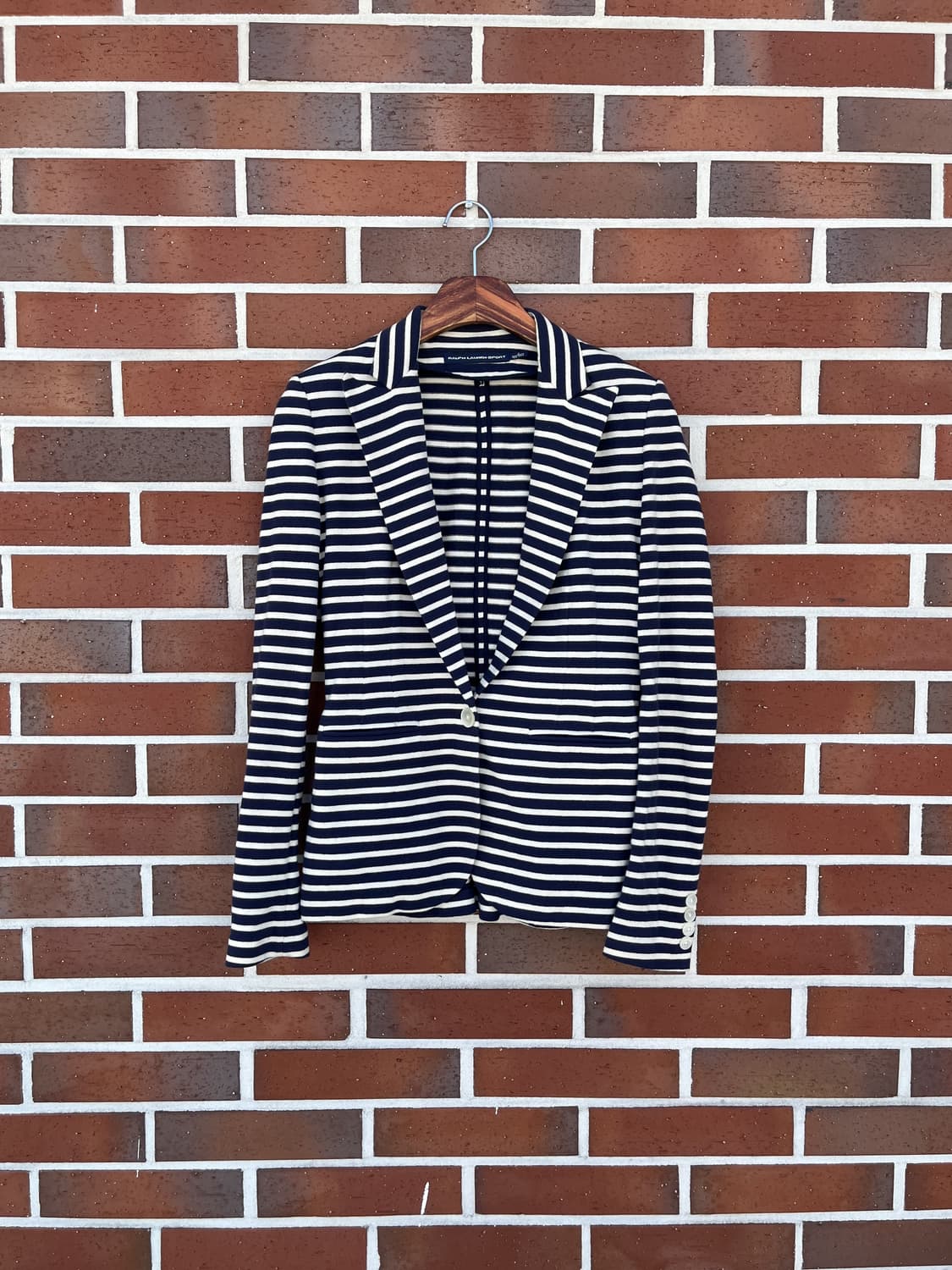Polo Ralph Lauren 스트라이프 스웻 블레이저 상품이미지1