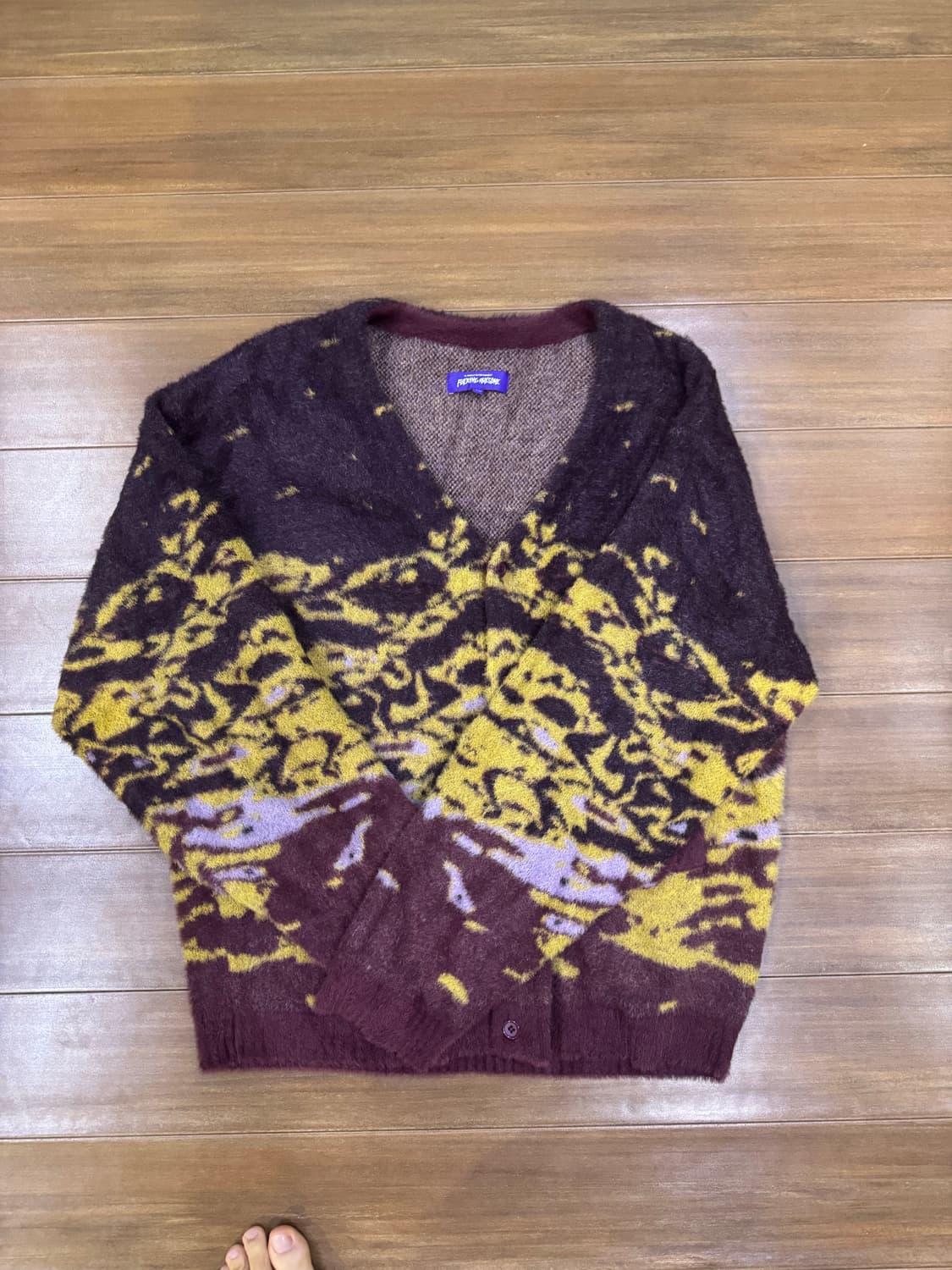 퍼킹어썸 니트 가디건 상품이미지1