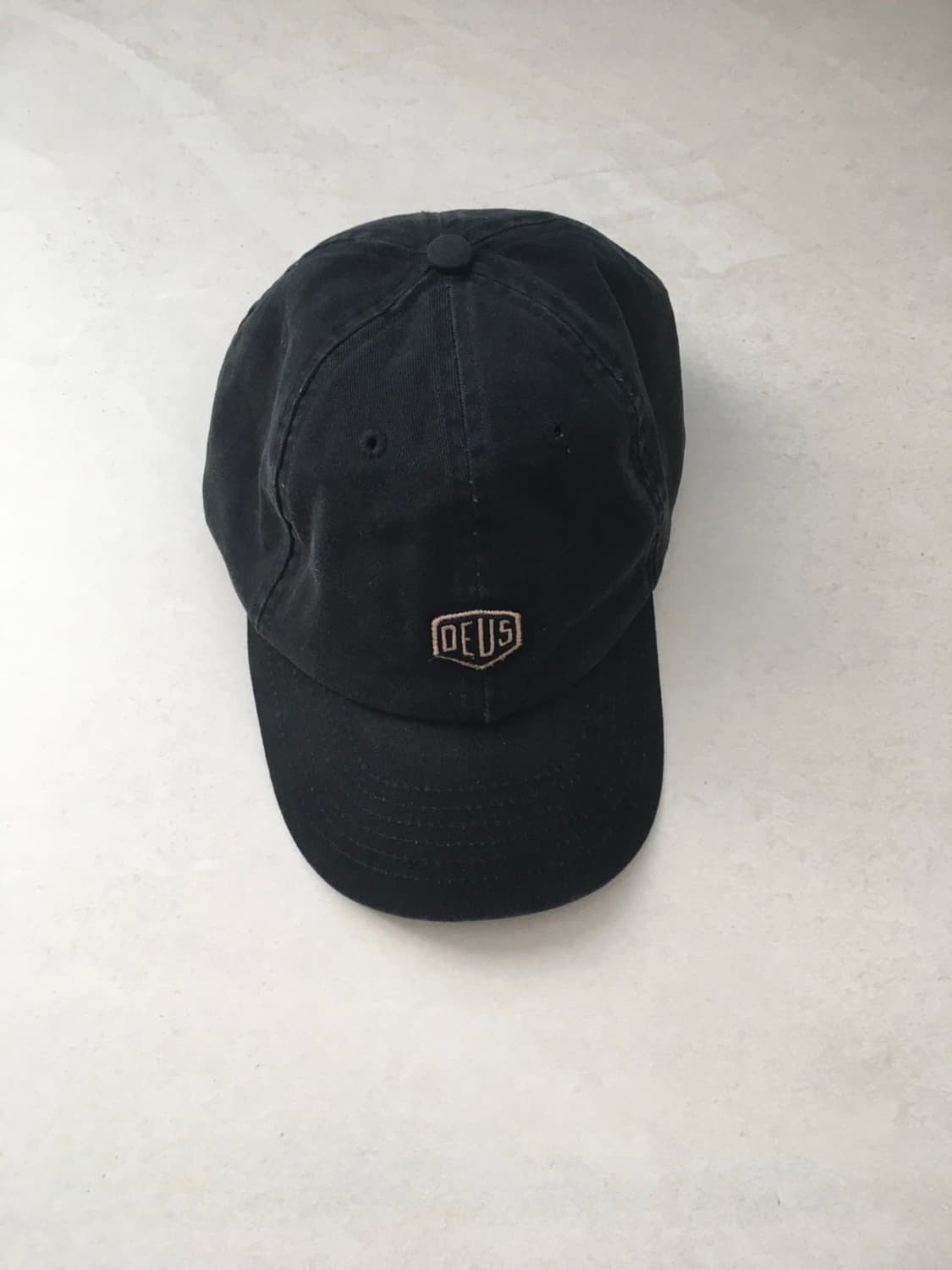 DEUS Shield Standard Dad Cap_Black 상품이미지2