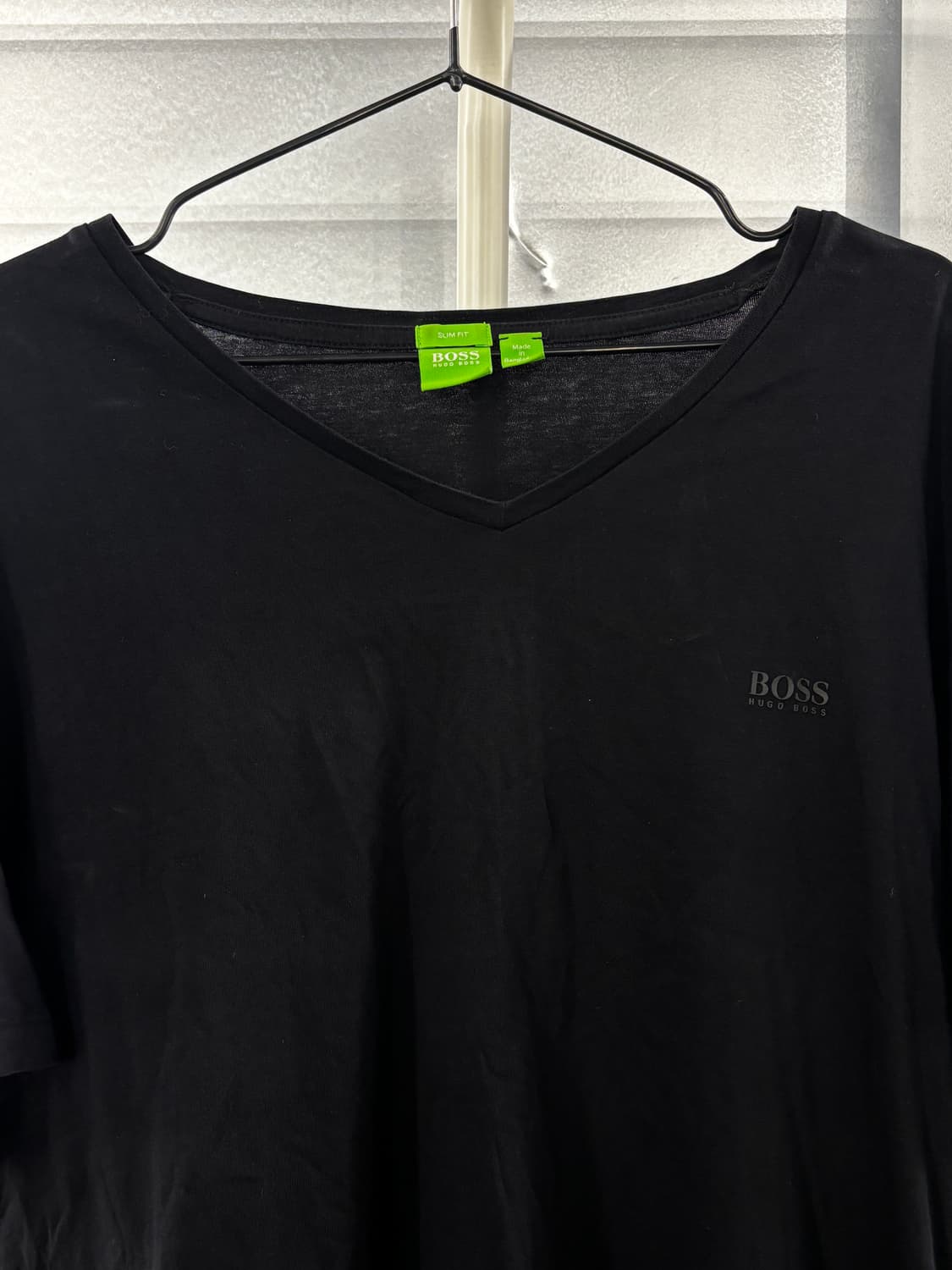 Hugo Boss 블랙 V넥 티셔츠 XXL 상품이미지2