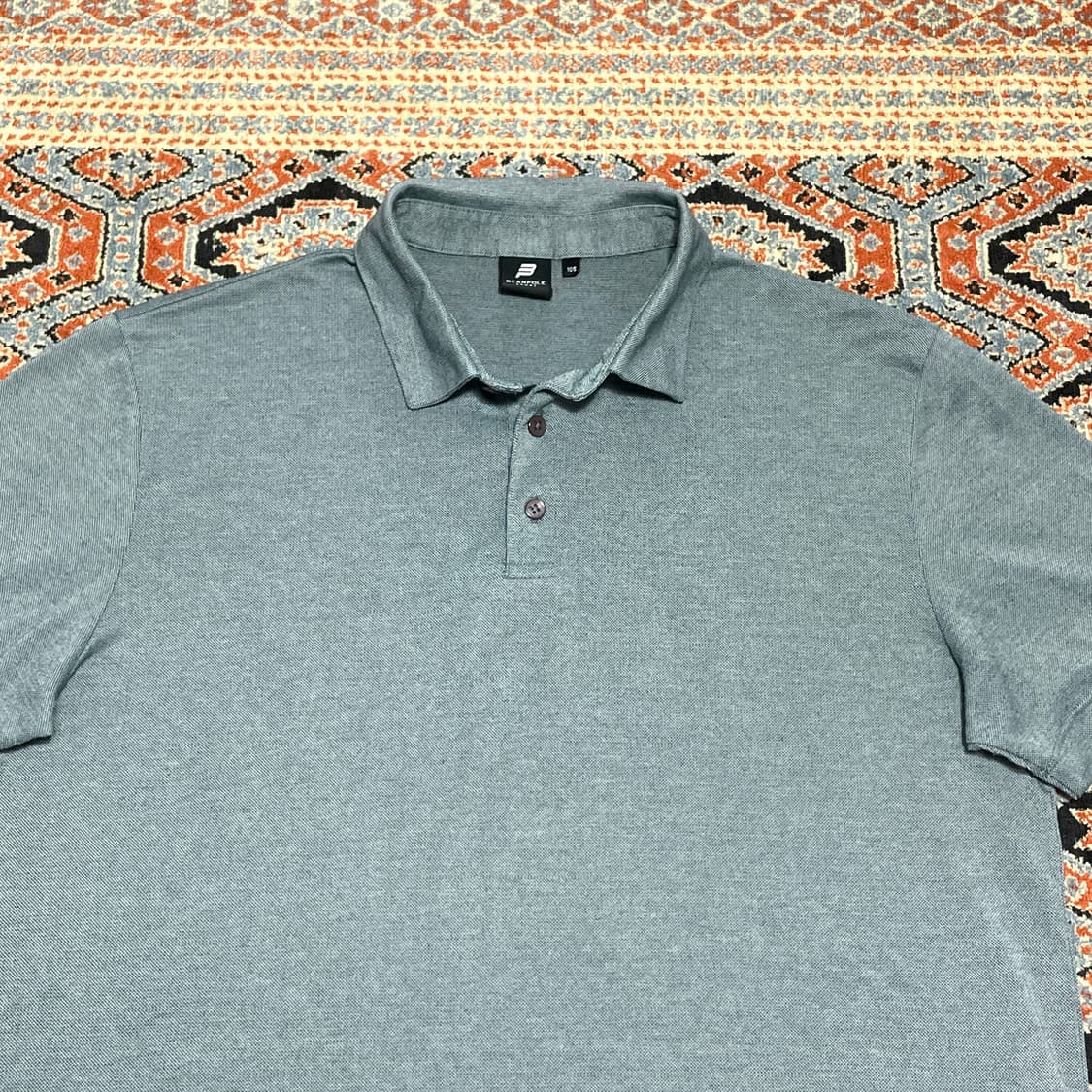 빈폴스포츠 블루 면 반팔 카라티셔츠 남성105 상품이미지2