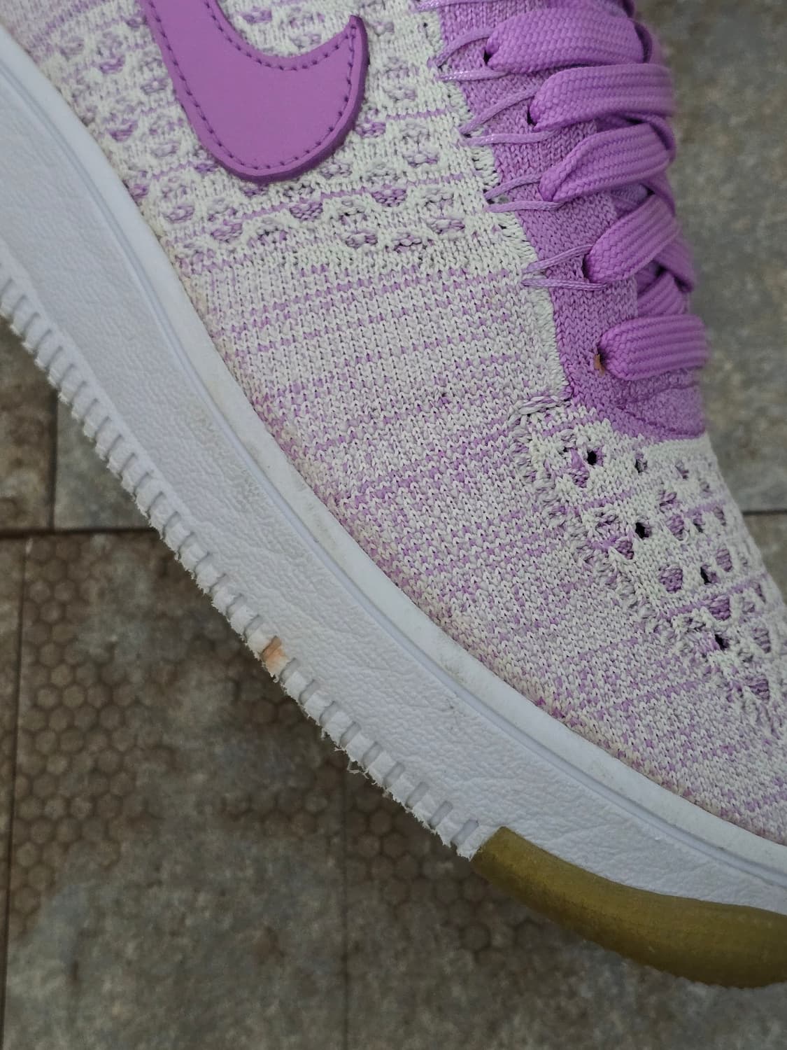 (240)나이키 에어포스 1 플라이니트 푸시아  상품이미지7