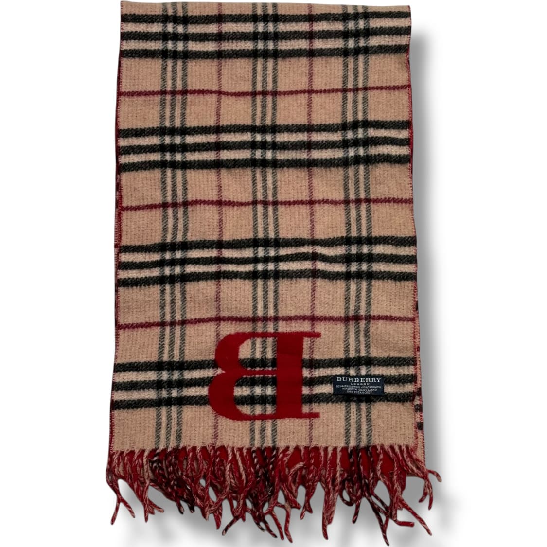 Burberry 캐시미어 메리노 울 혼방 노바체크 리버서블 머플러 상품이미지1