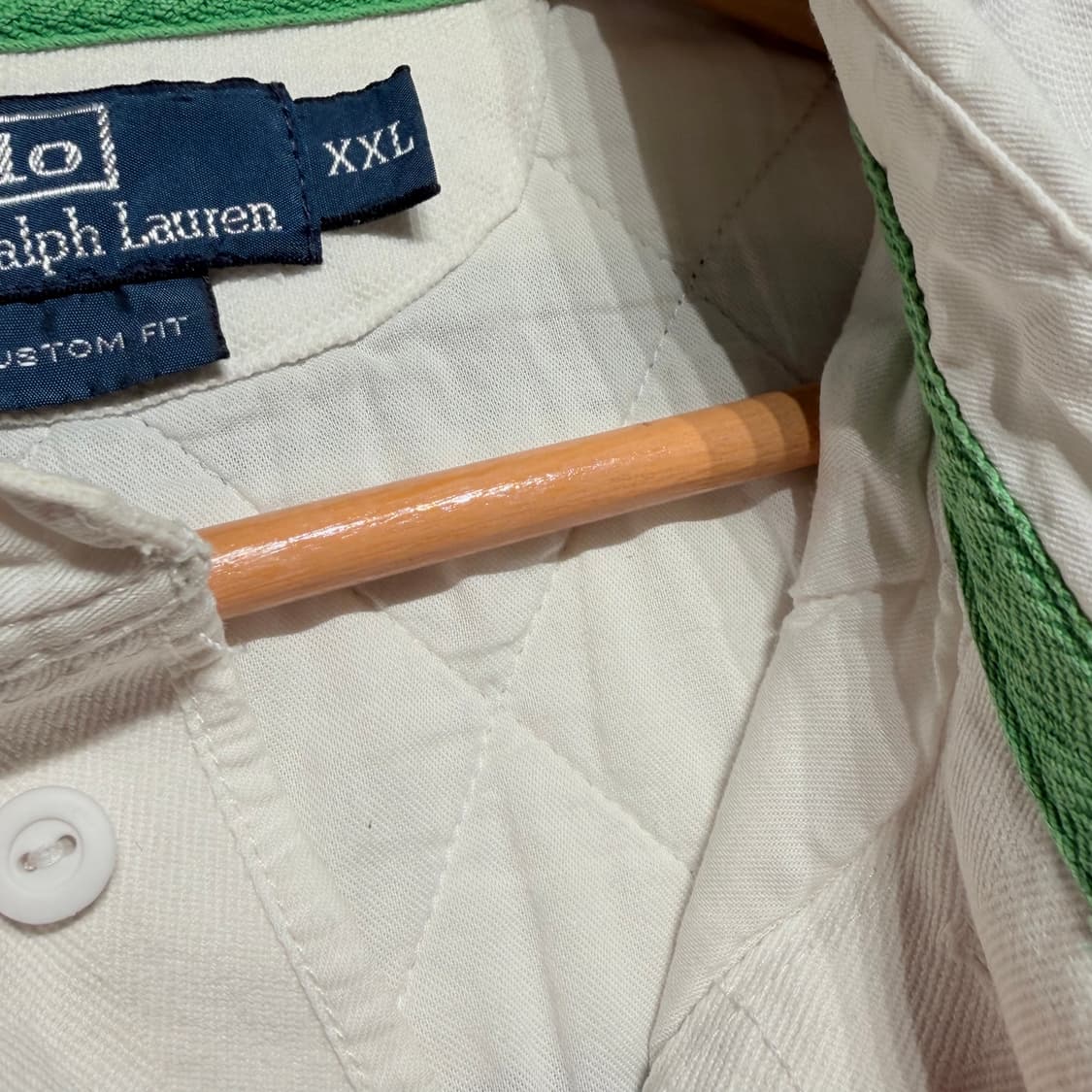 폴로랄프로렌 반팔 럭비 셔츠 XXL 퀼티드 숄더 상품이미지3