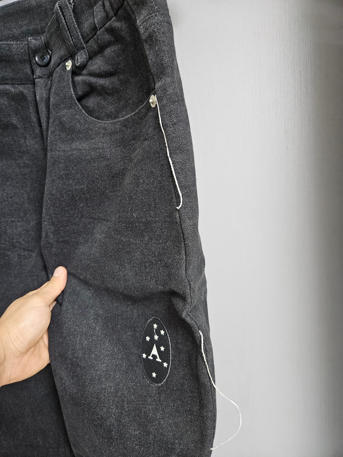 앨리스 로렌스 Alice Lawrance 하이브리드 블랙 데님 팬츠 상품이미지2