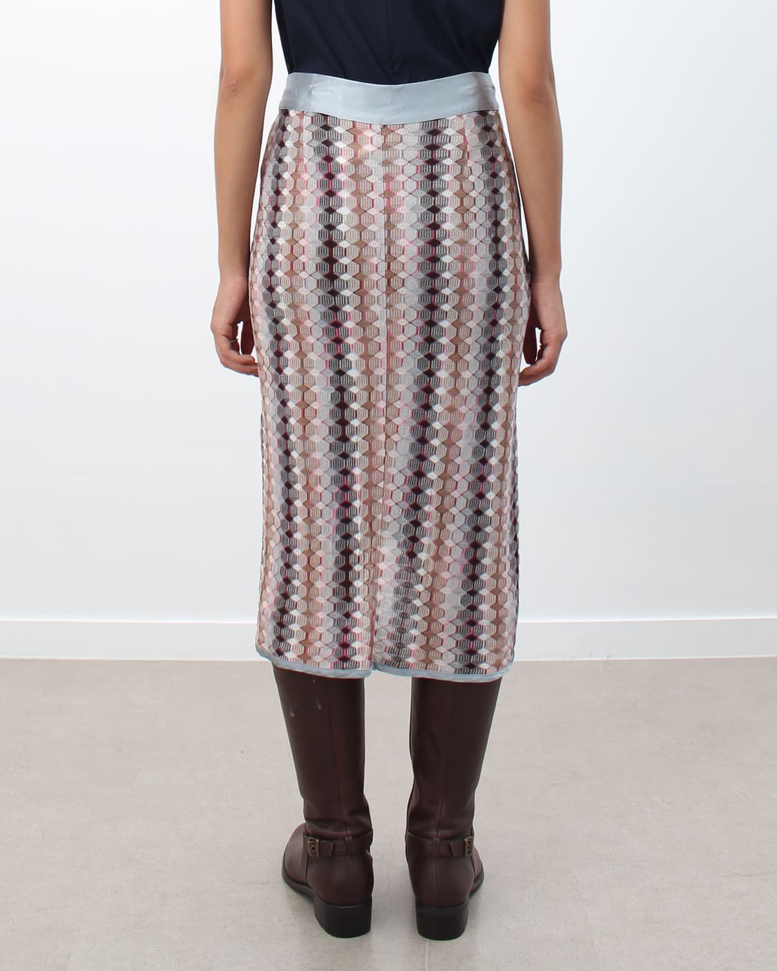 미쏘니 Missoni 니트 랩 레이어드 미디 스커트 상품이미지10