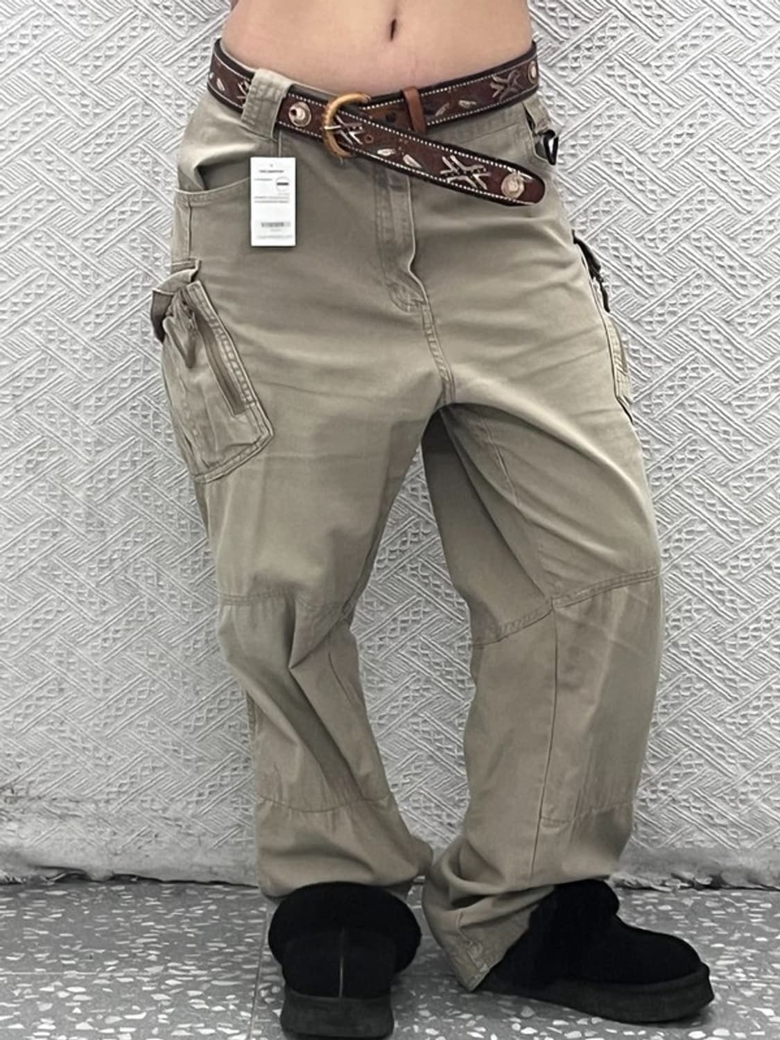 빈티지 보헤미안 히피 인디언 패턴 벨트 C07157 상품이미지2