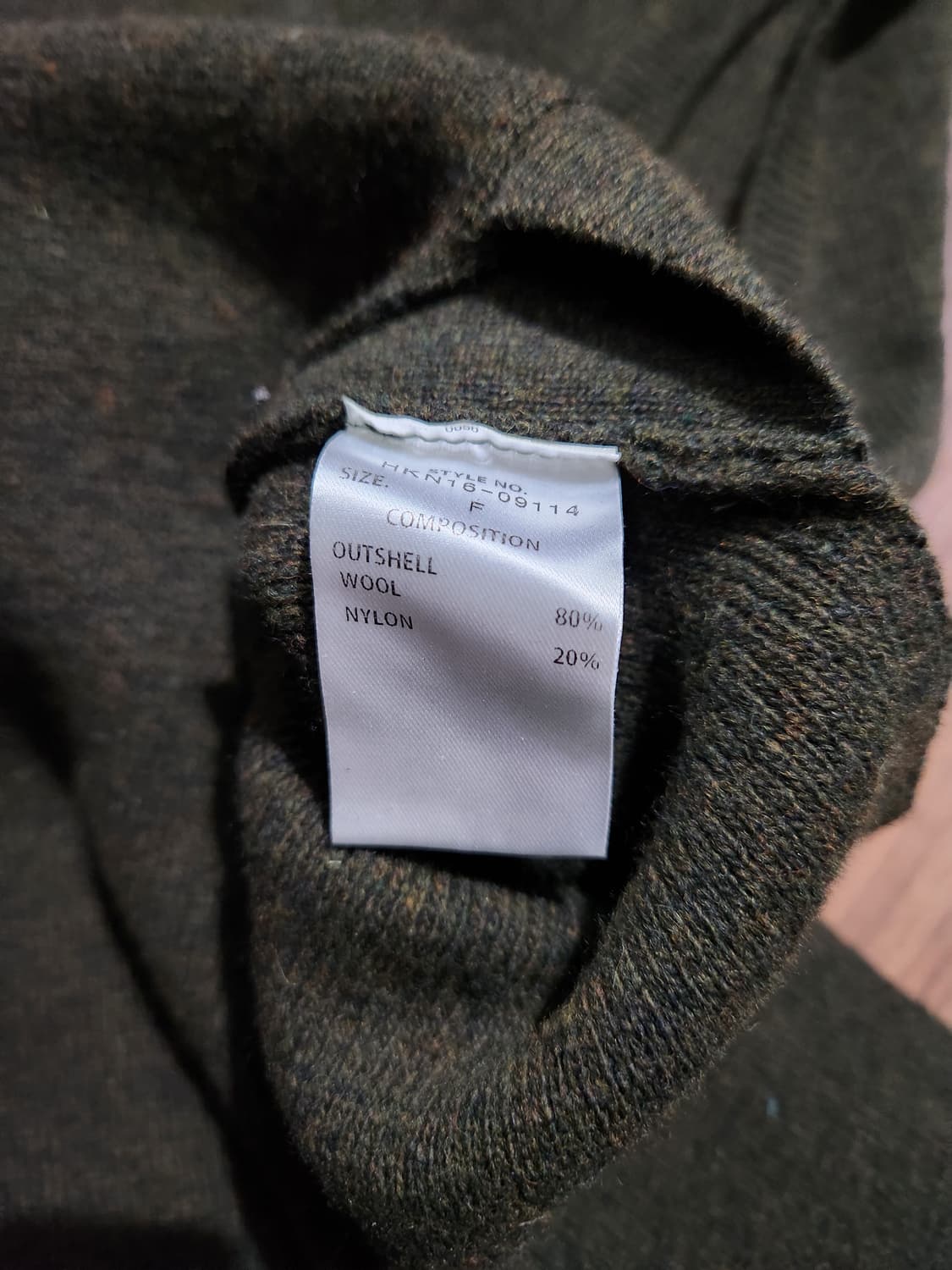 den 1 울 니트 롱조끼 상품이미지7