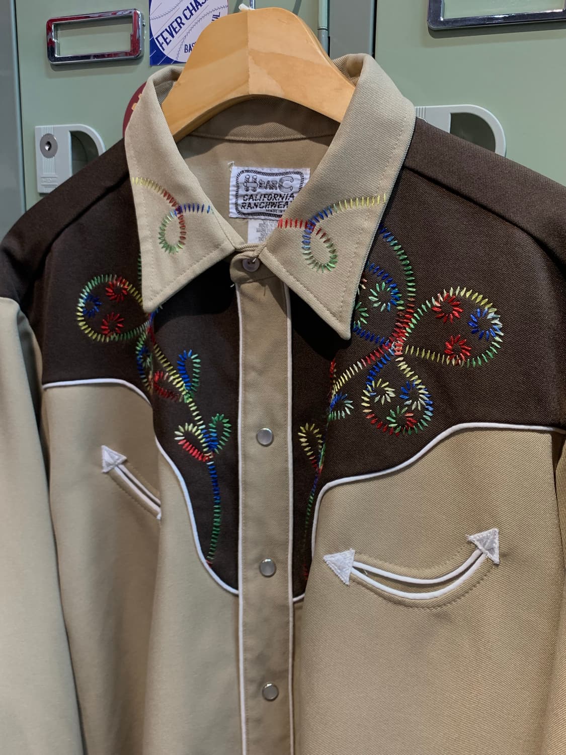 60s H BAR C 폴리 트윌 웨스턴 셔츠 HOLLYWOOD 상품이미지2