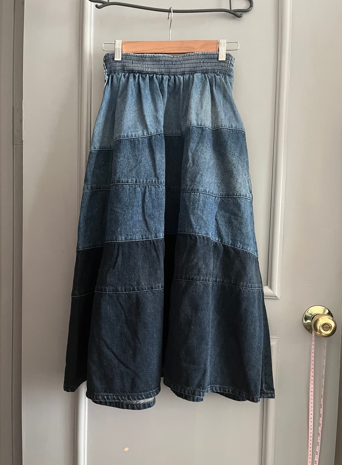 타임 데님 스커트 호칭 64-94사이즈 상품이미지3