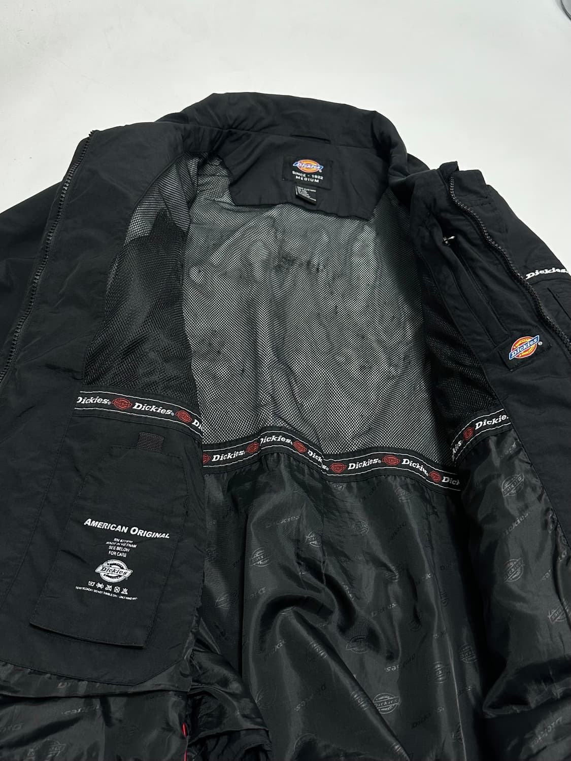 디키즈 USA 사이드 포켓 테크 블랙 바람막이 상품이미지7