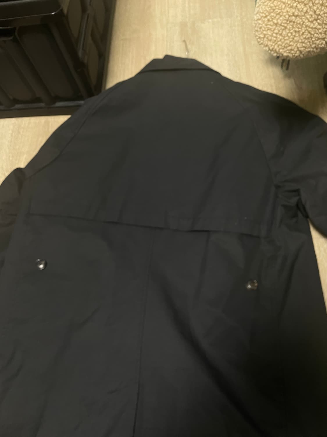 [M] 아웃스탠딩 트렌치코트 진네이비 상품이미지4