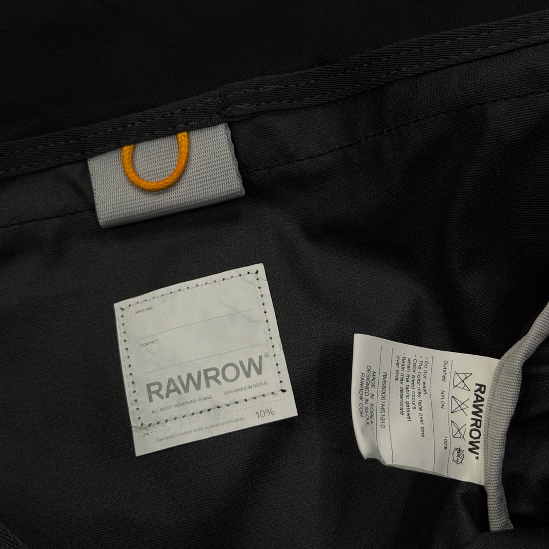 로우로우 메신저백 크로스백 가방 블랙 상품이미지5