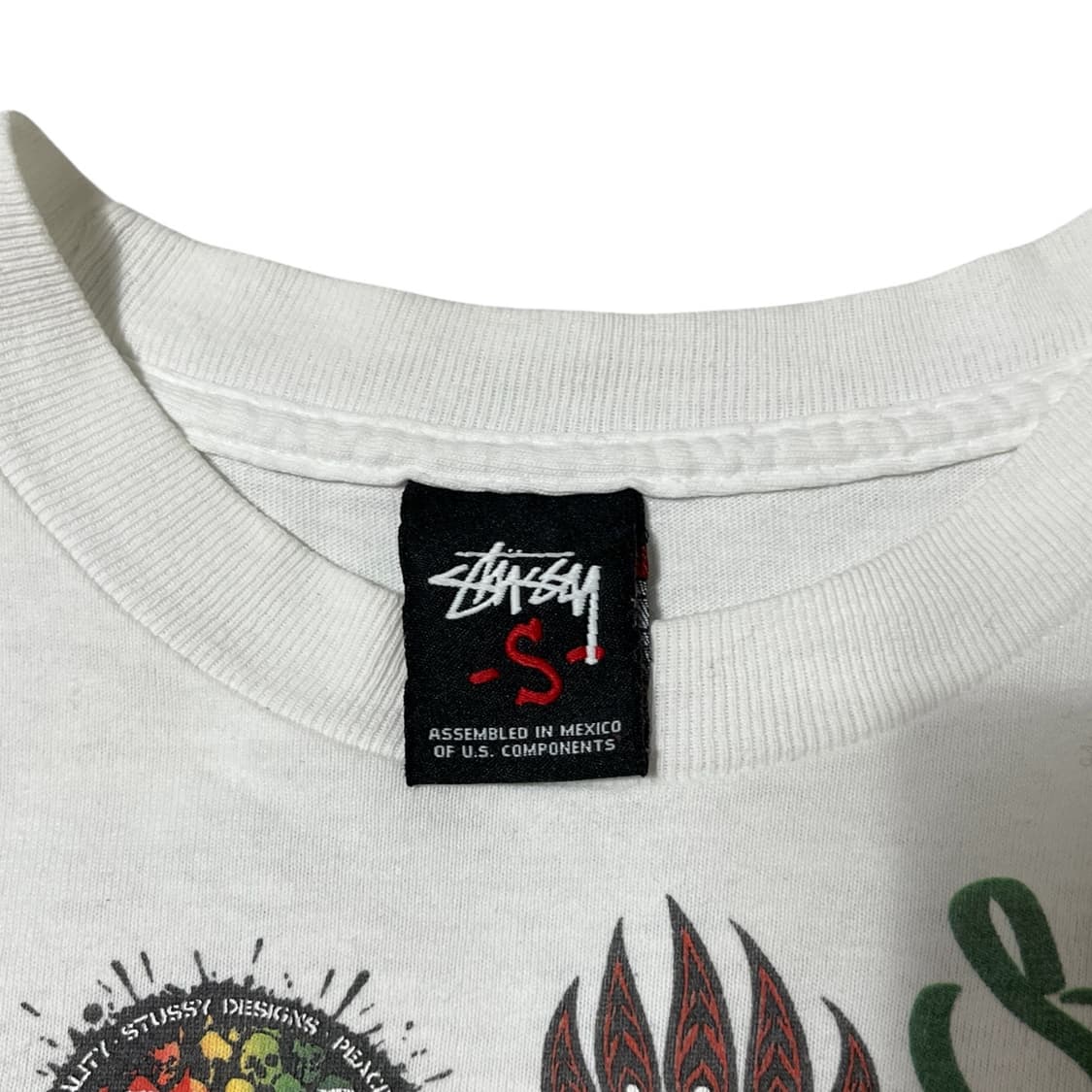 00s Stussy All Logo Tee S 상품이미지3