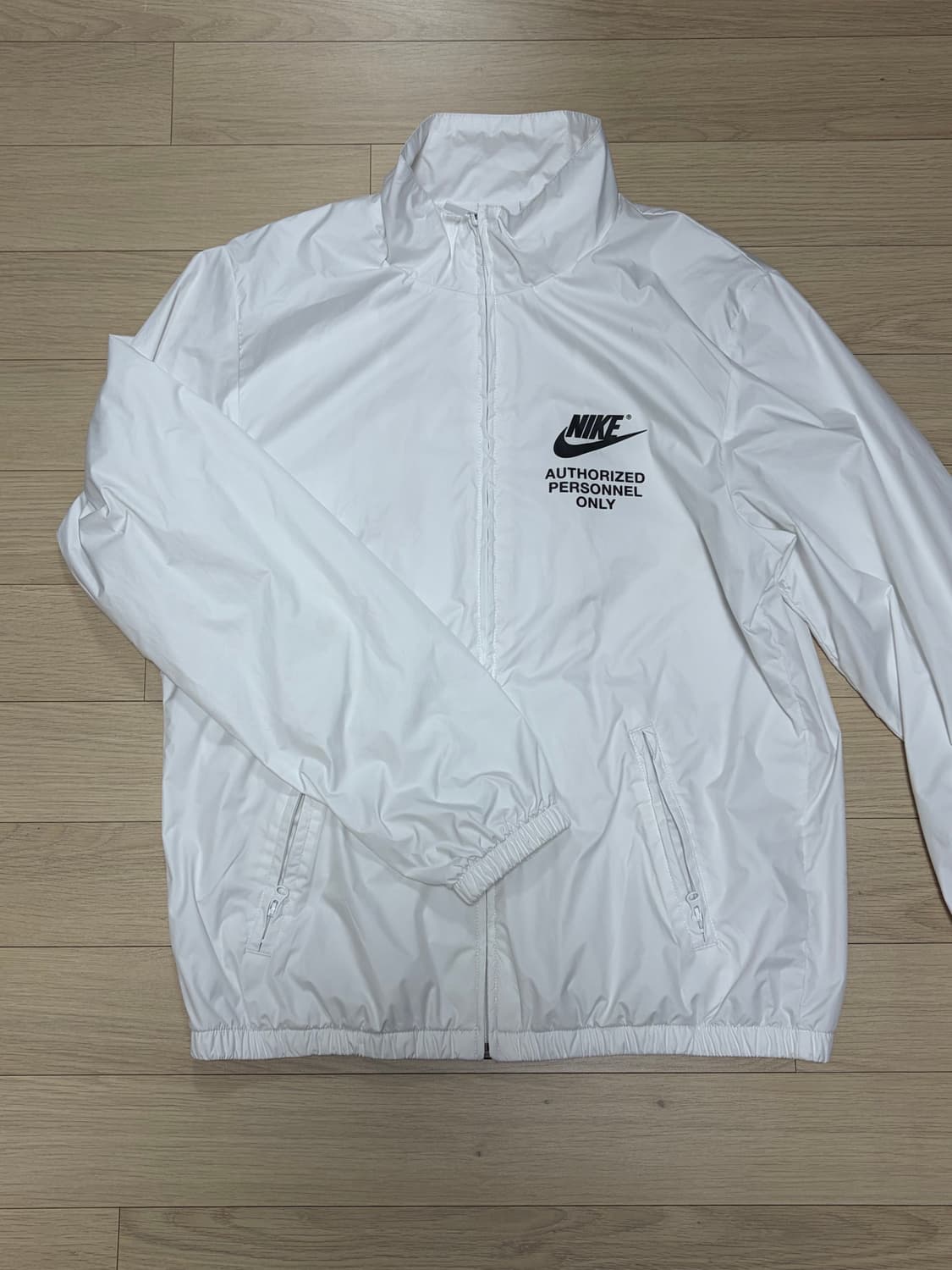 나이키 우븐 재킷 바람막이 화이트 상품이미지3