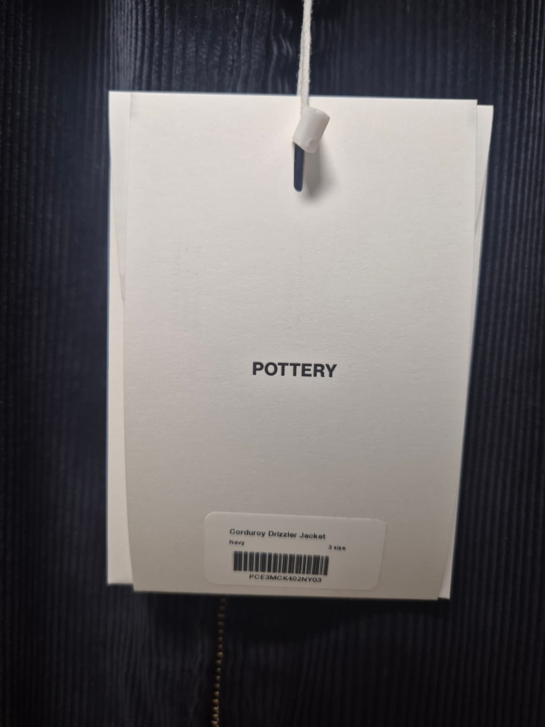 포터리 코듀로이 드리즐러 자켓 상품이미지3