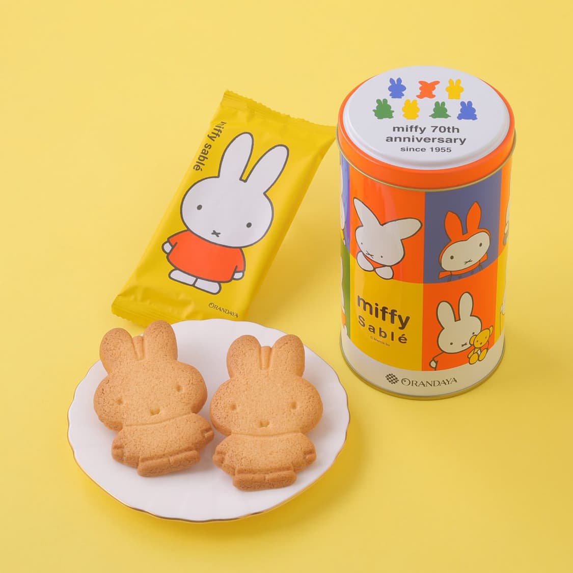 Flower miffy 원형 틴케이스+쿠키5개 새상품 상품이미지1