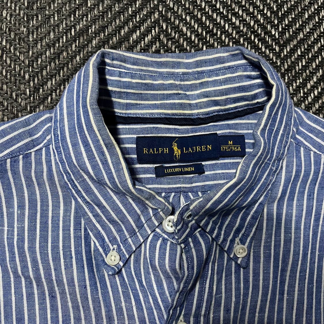 POLO 폴로 랄프로렌 스트라이프 린넨 셔츠 상품이미지4