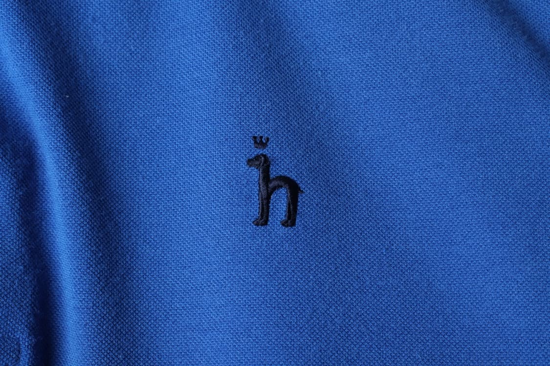 (L-XL) 헤지스 반팔 카라 티셔츠 골프 블루 폴리-H30841 상품이미지5