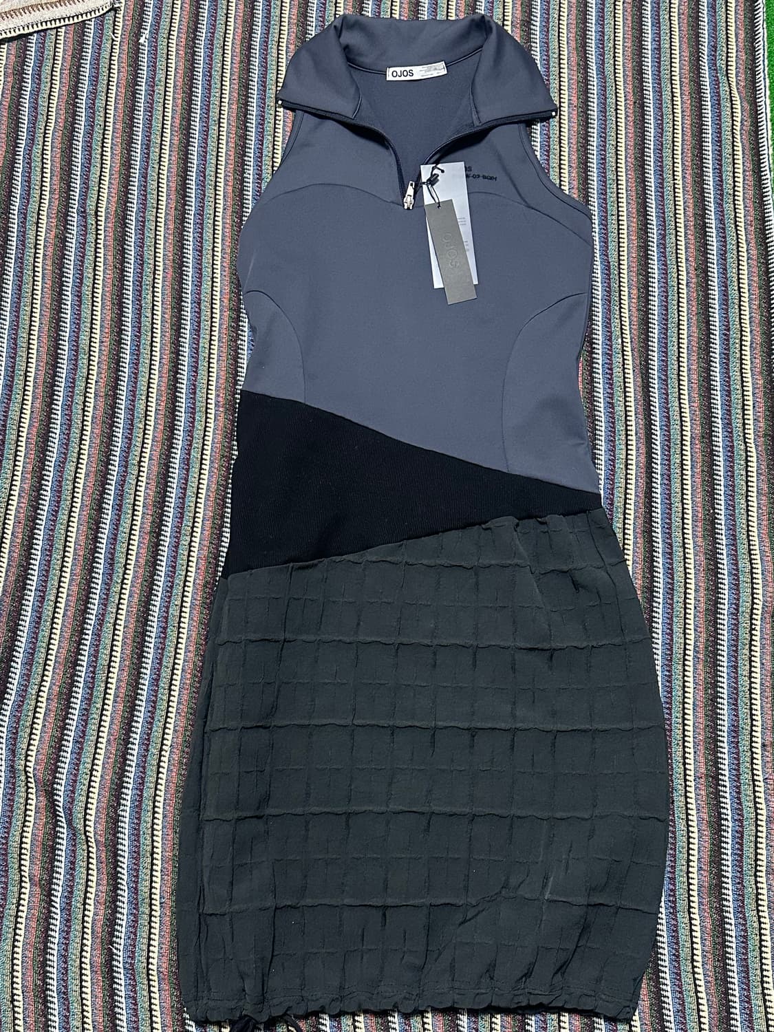 오호스(ojos) 로우라이즈 미디 원피스 상품이미지2