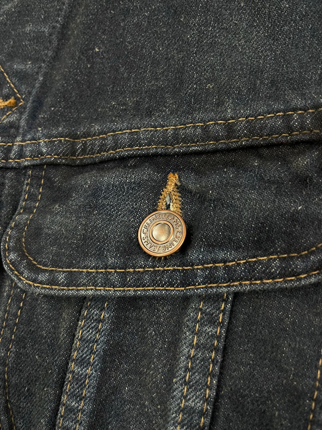 셀린느 데님 트러커 자켓 M 새상품 판매 상품이미지5