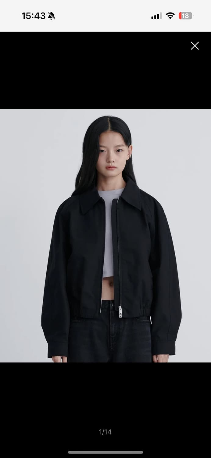 코튼 블루종 자켓 상품이미지1