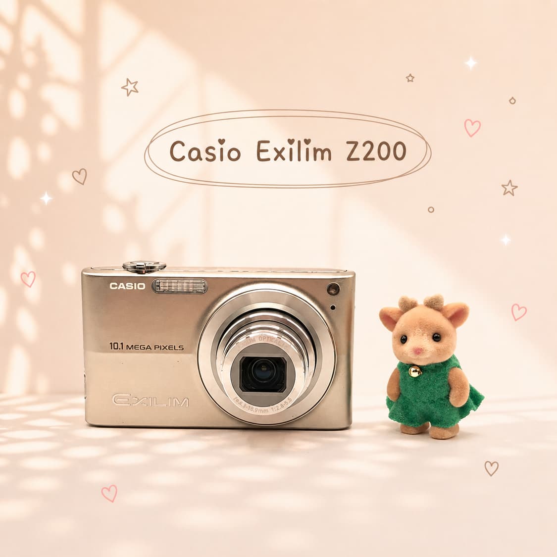 초미품✨️카시오 엑슬림 EX-Z200 골드 ✨ 고급스러운 골드 컬러 감성 상품이미지1