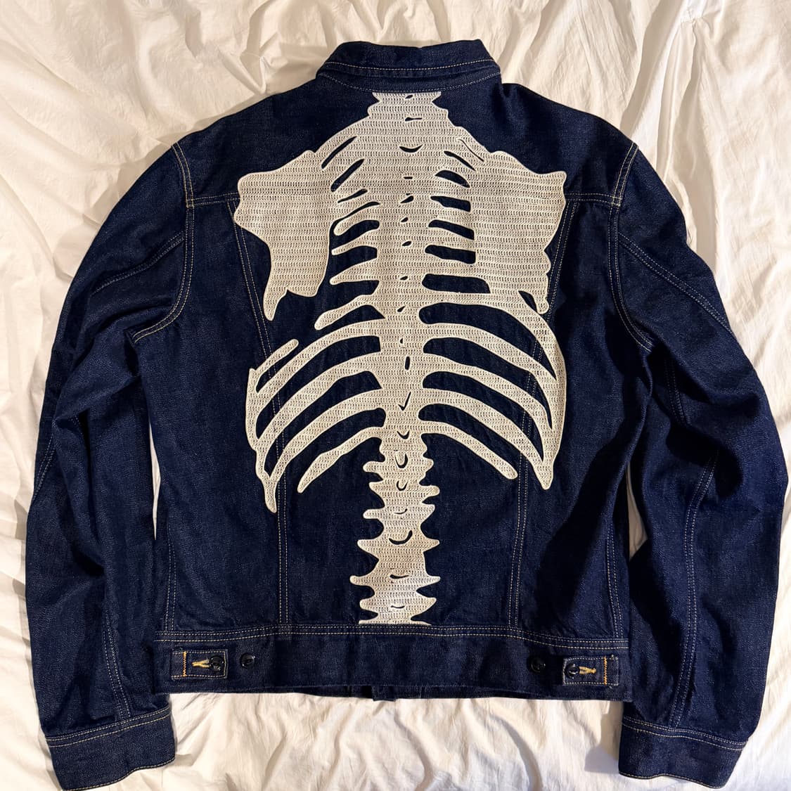 46) 캐피탈 본 인디고 데님 자켓 상품이미지3