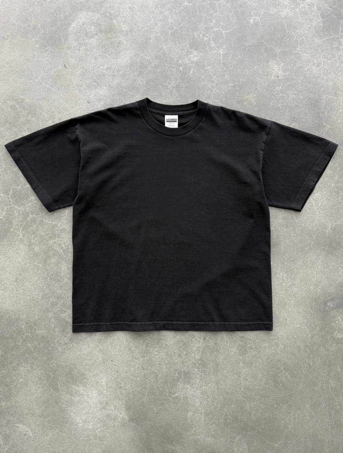 THE "1999" BLANKTEE - STONEWASHED BLACK 상품이미지1