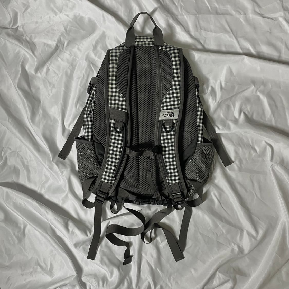 노스페이스 깅엄체크 싱글샷 백팩 상품이미지6