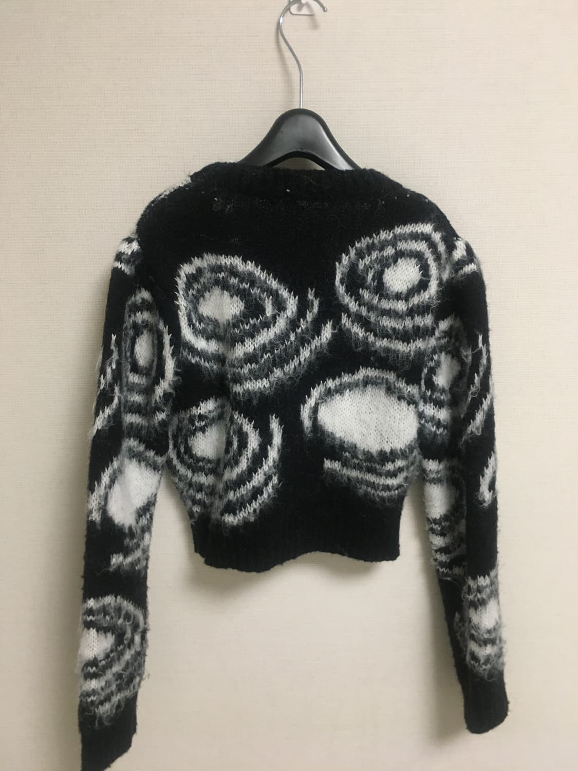 헤어리 니트 블랙 상품이미지2