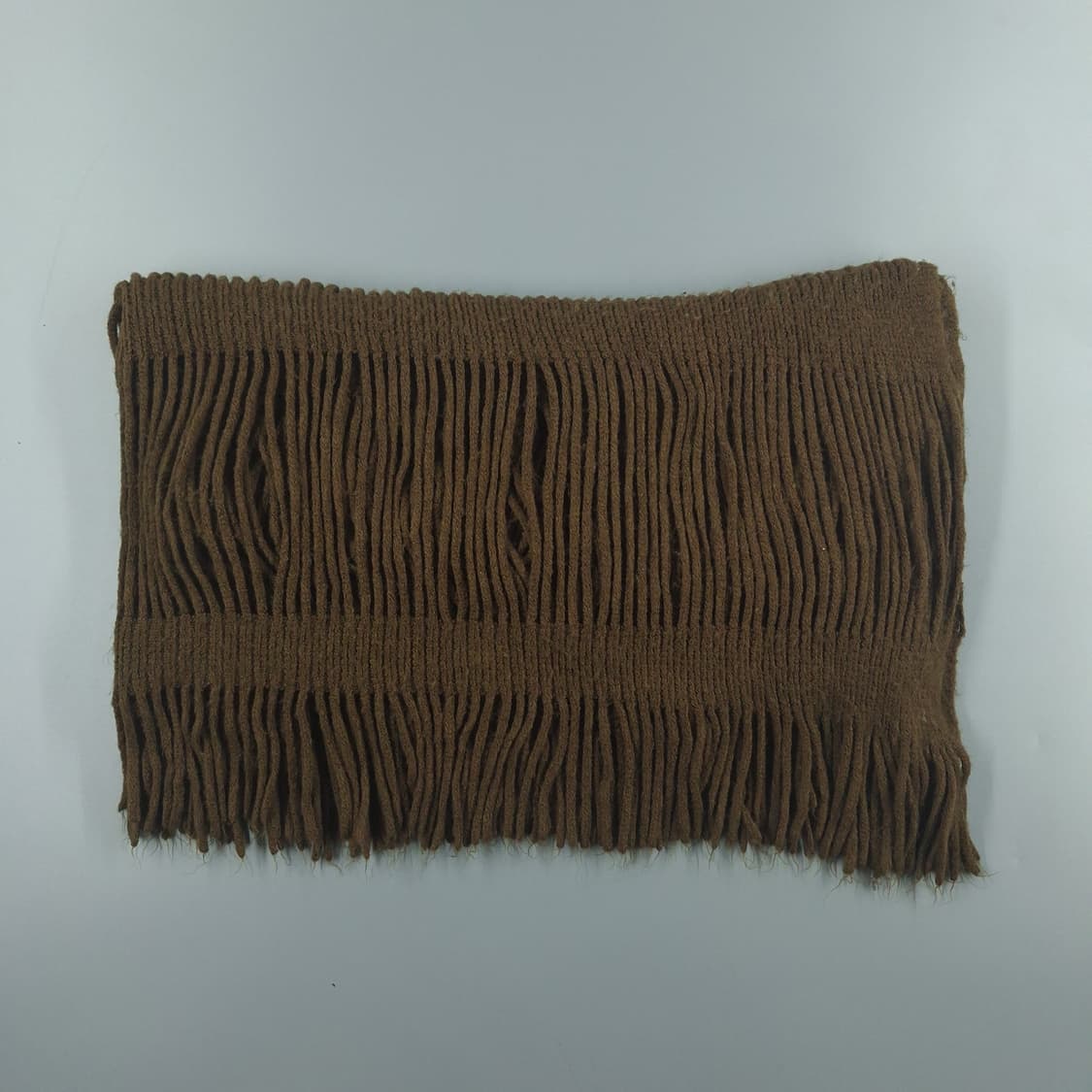 빈티지 브라운 그물 패턴 히피 모리 테슬 머플러 목도리 상품이미지2