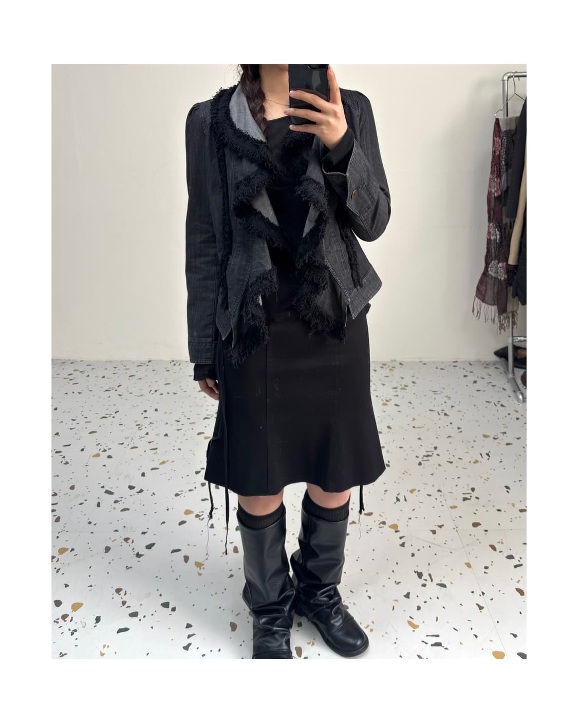 빈티지 미디스커트 상품이미지2