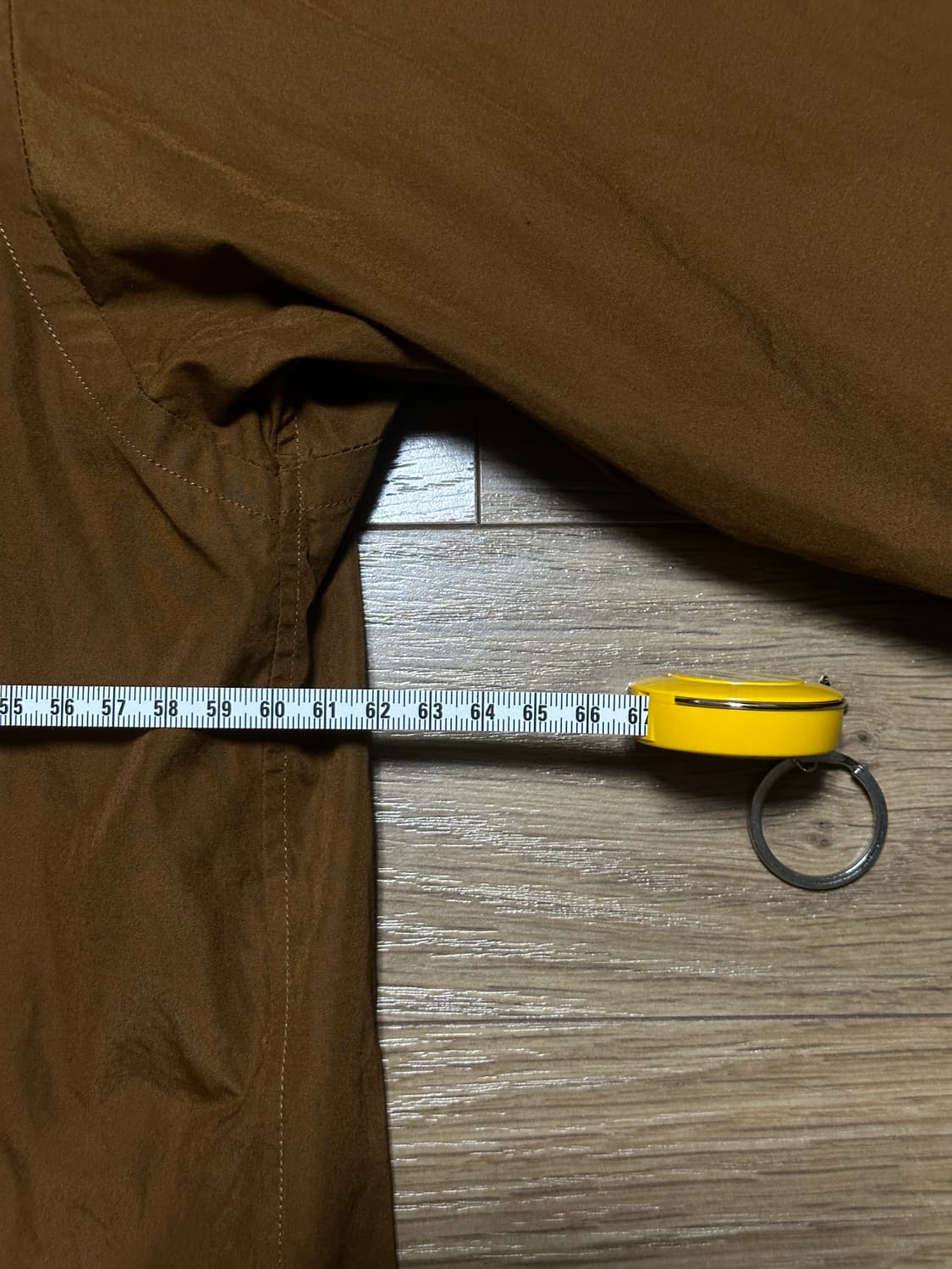 그라프페이퍼 포플린 브라운 셔츠 F 사이즈 판매합니다. 상품이미지4