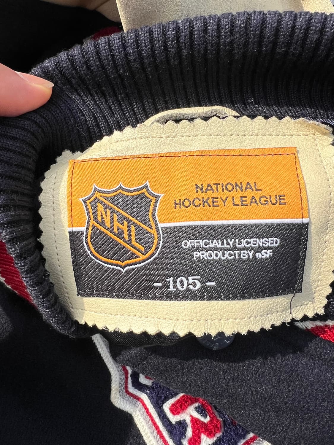 NHL 엔에이치엘 뉴욕레인저스 바시티 자켓 상품이미지4