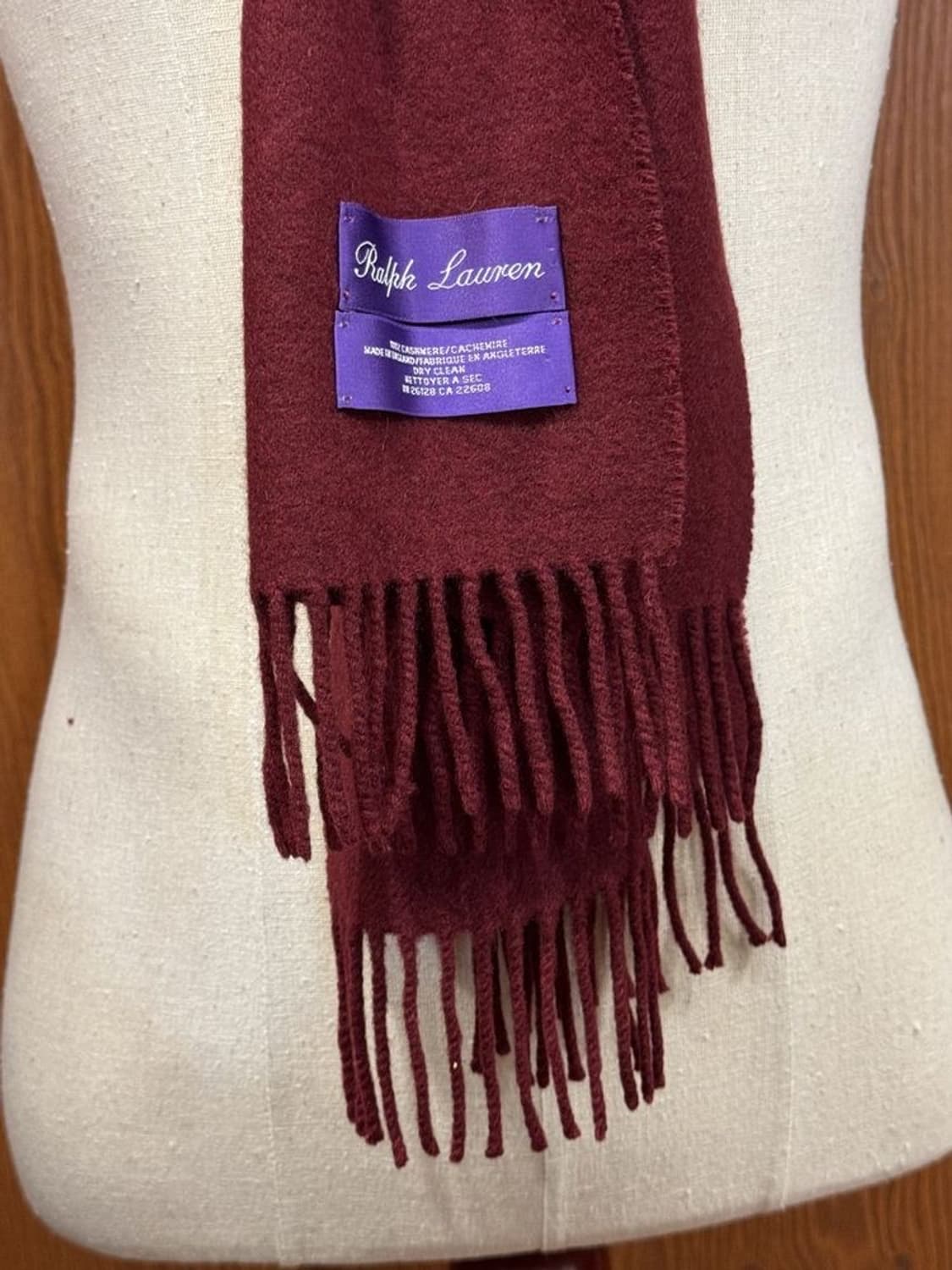 랄프로렌 퍼플라벨 캐시미어 머플러 상품이미지4