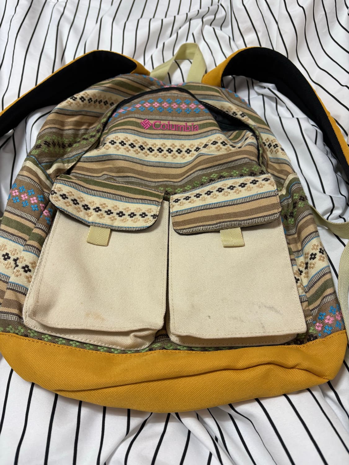 컬럼비아 빈티지 백팩 가방 상품이미지2