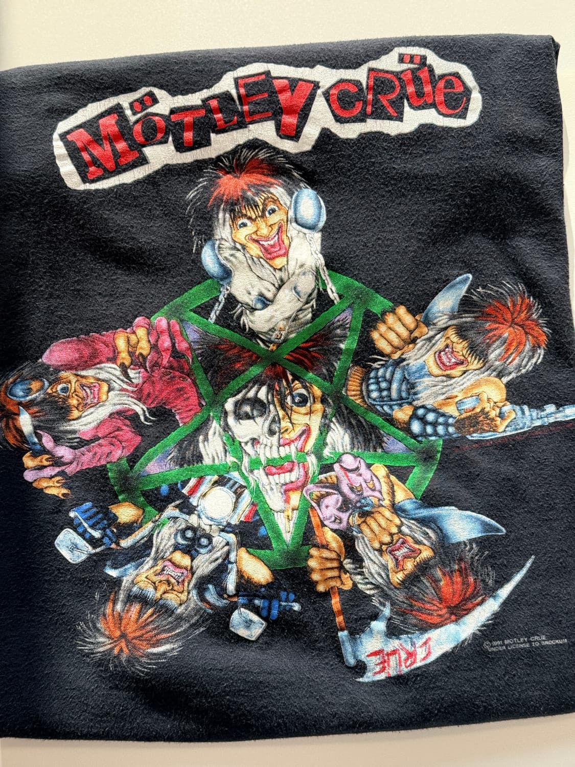 (XL) 90s Motley Crue band tee 상품이미지3