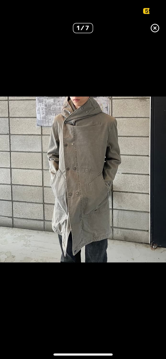 준하시모토 밀리터리 랩 코트 상품이미지4