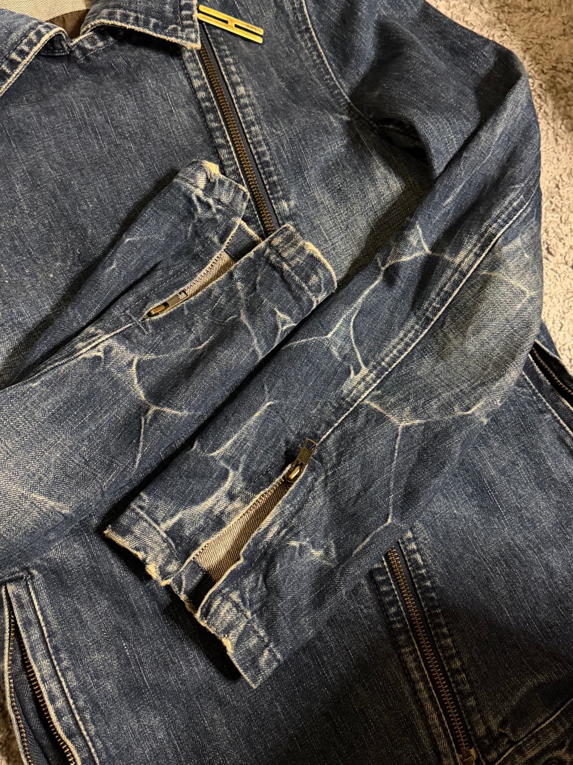 “Love Burn” Rider Denim Jacket 상품이미지6