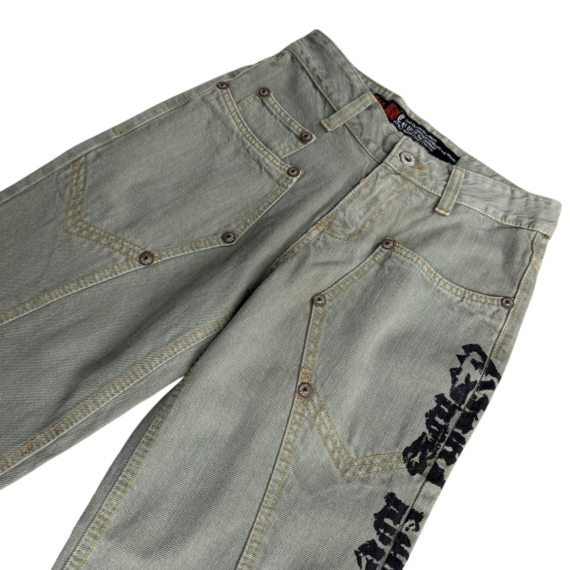 빈티지 워싱 데님 팬츠 상품이미지2