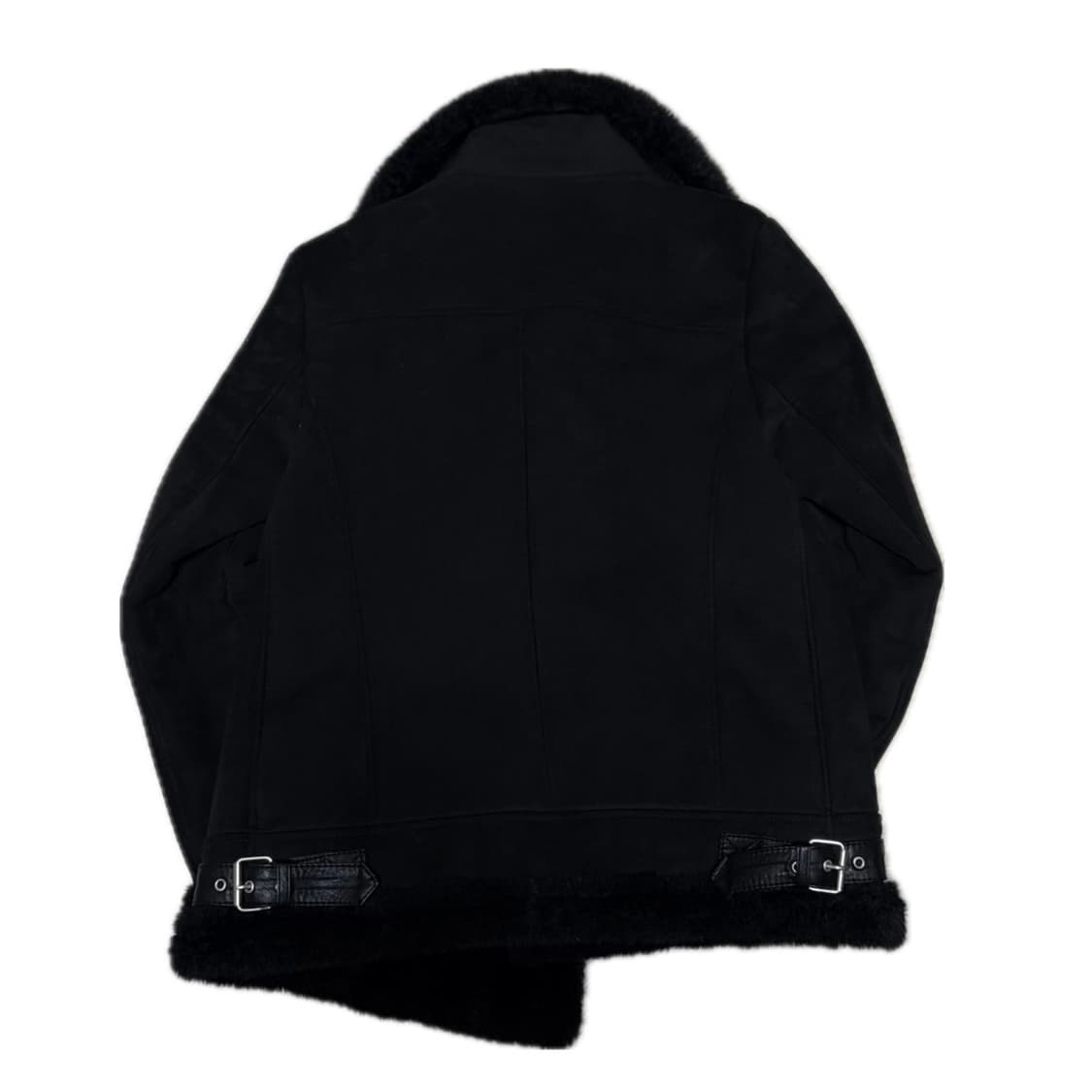 Kenneth Lady 블랙 스웨이드 무스탕 상품이미지3