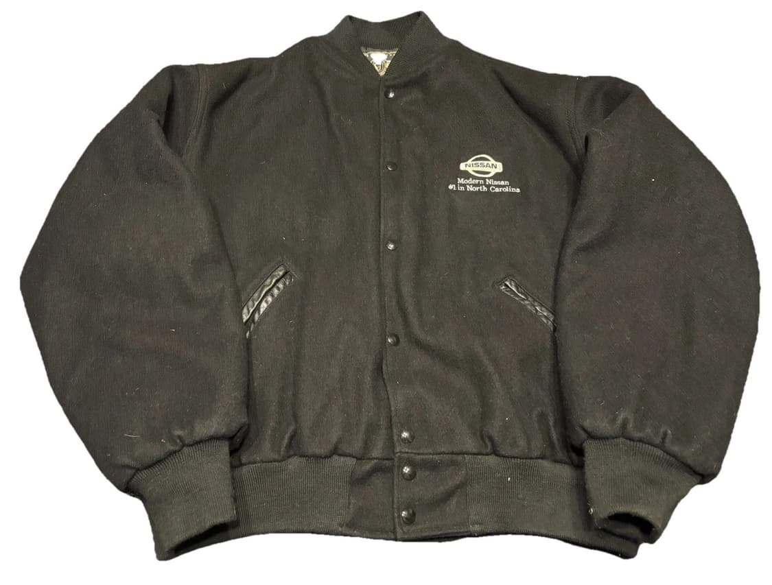재패니즈 빈티지 닛산 바시티 붐버 자켓 XL 상품이미지1