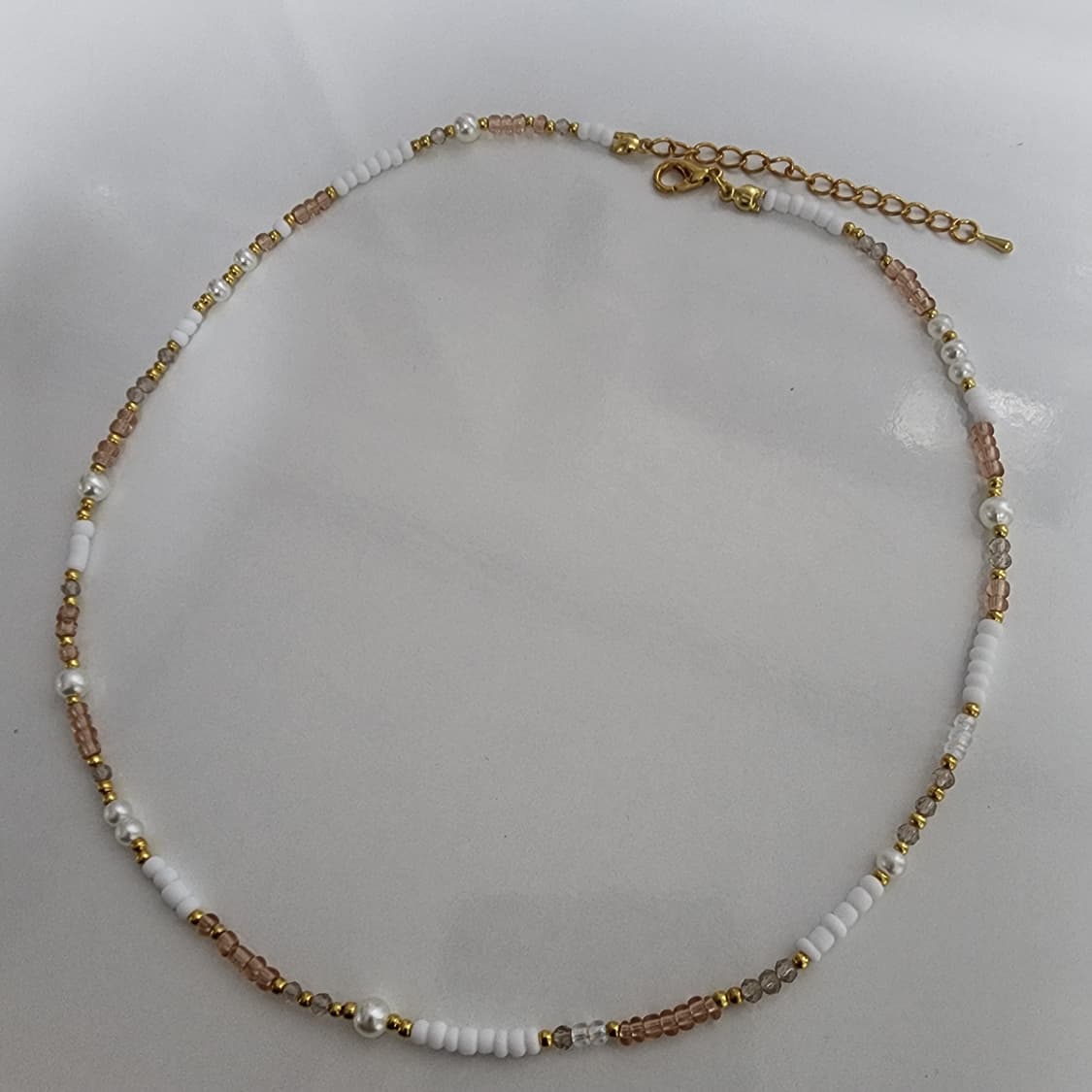 살색 패션 비즈 목걸이 상품이미지4