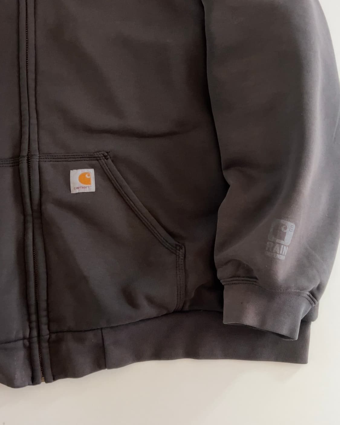 칼하트 레인디펜더 후드집업 XXL 상품이미지5