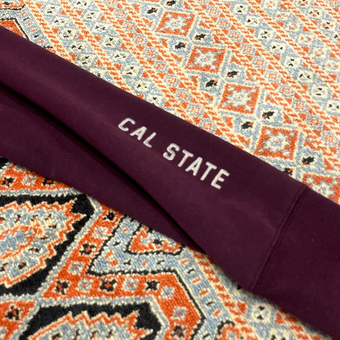 후아유 캘리포니아 스펠로고 버건디 기모 후드집업 남성L 상품이미지3