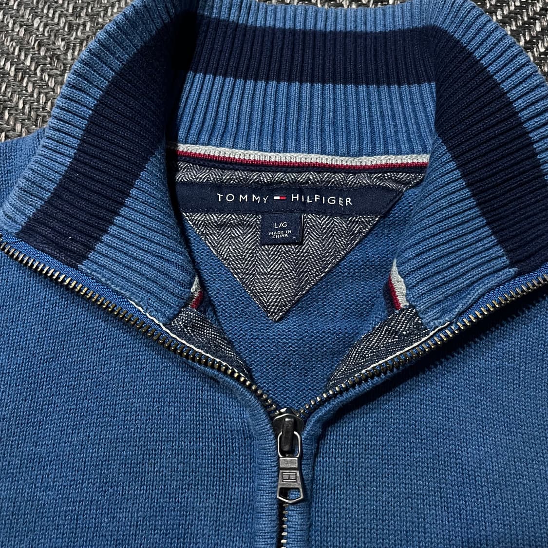 TOMMY HILFIGER 타미 니트 반집업 상품이미지4