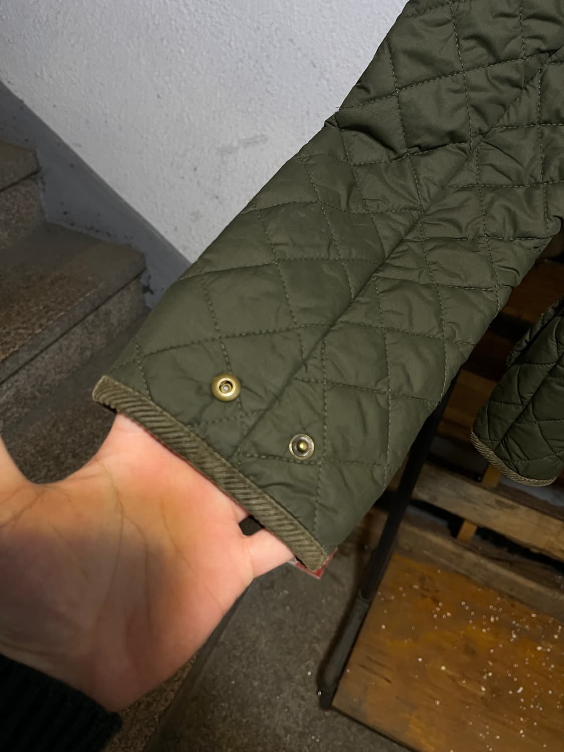 폴로 랄프로렌 딥 카키 퀄팅 자켓 상품이미지9