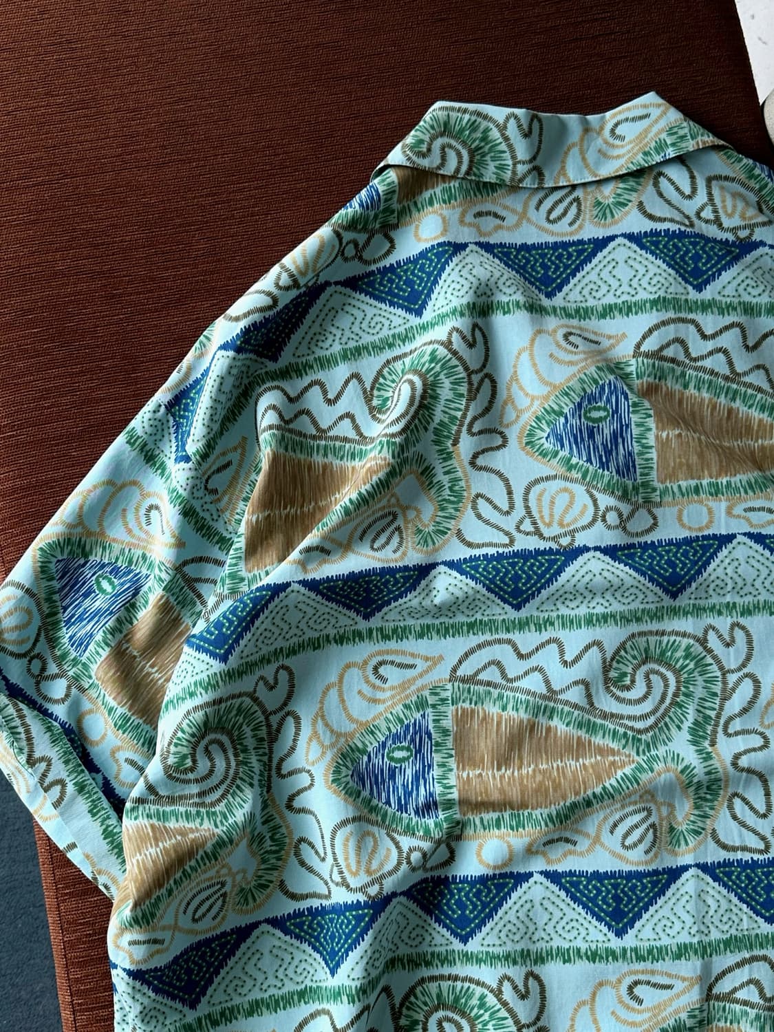 Tencel blend design patterned BIG H/S sh 상품이미지4